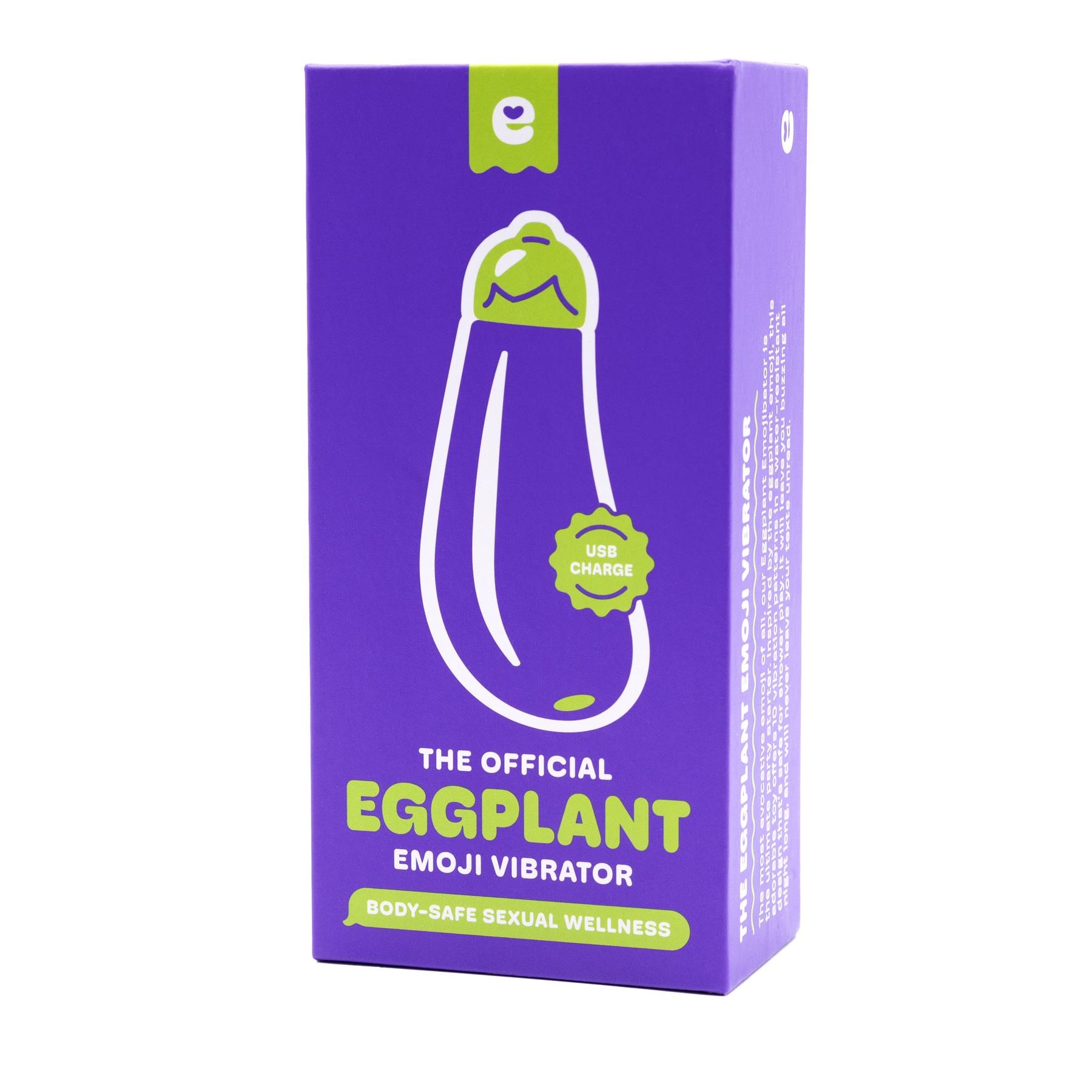 Emojibator Eggplant Emoji Vibrator - Packaging