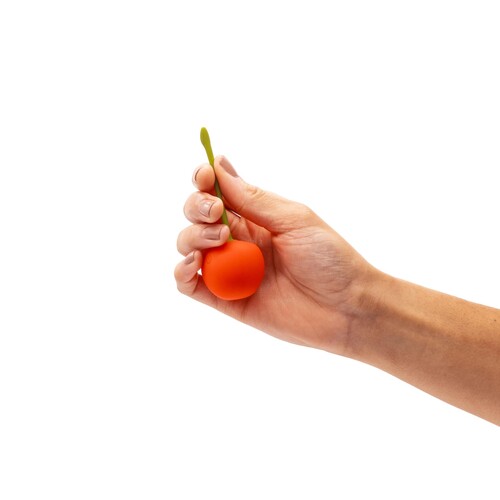 Emojibator Cherry Emoji Vibrator - Hand Shot #3