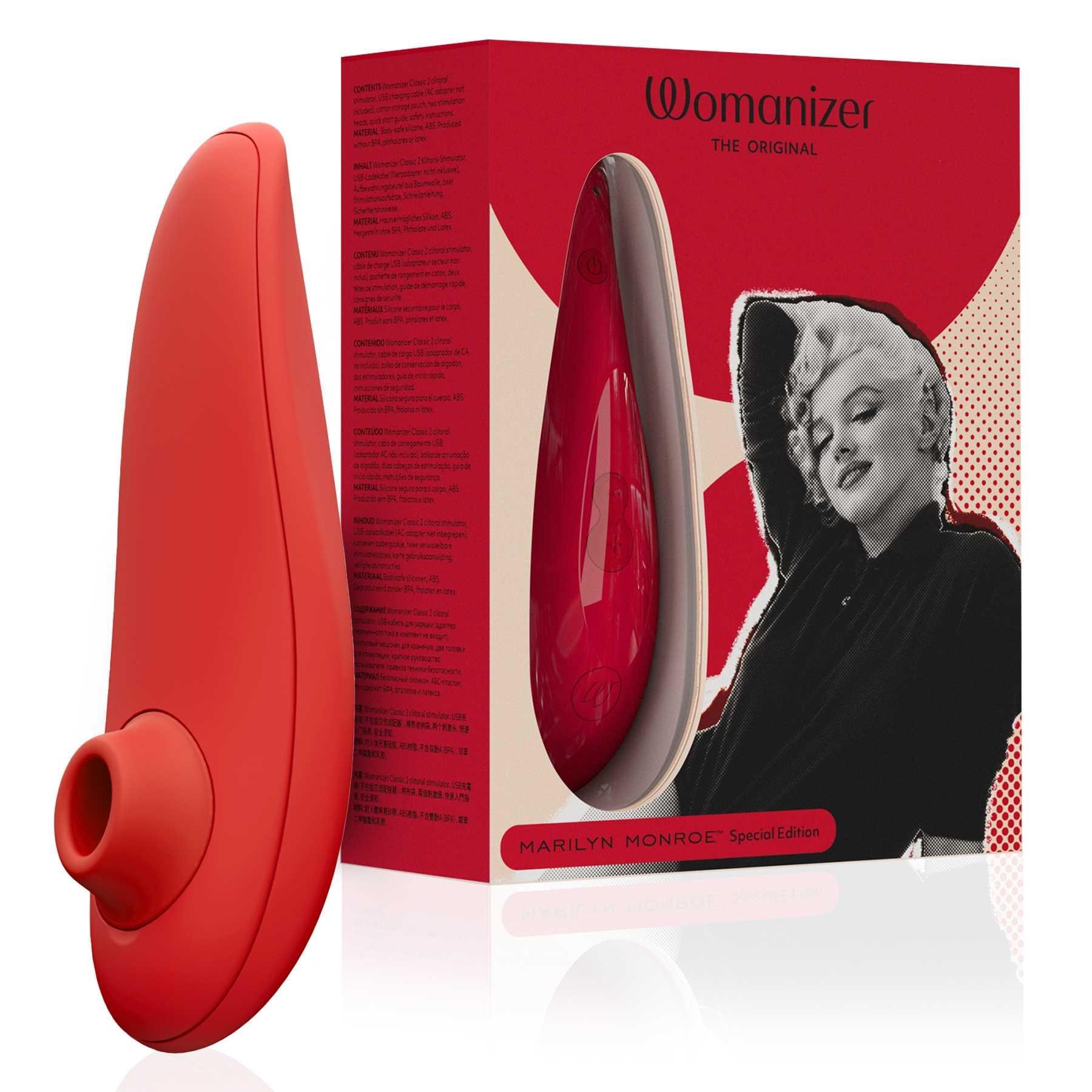 Womanizer Classic - Marilyn Monroe Edition - Product and Packaging