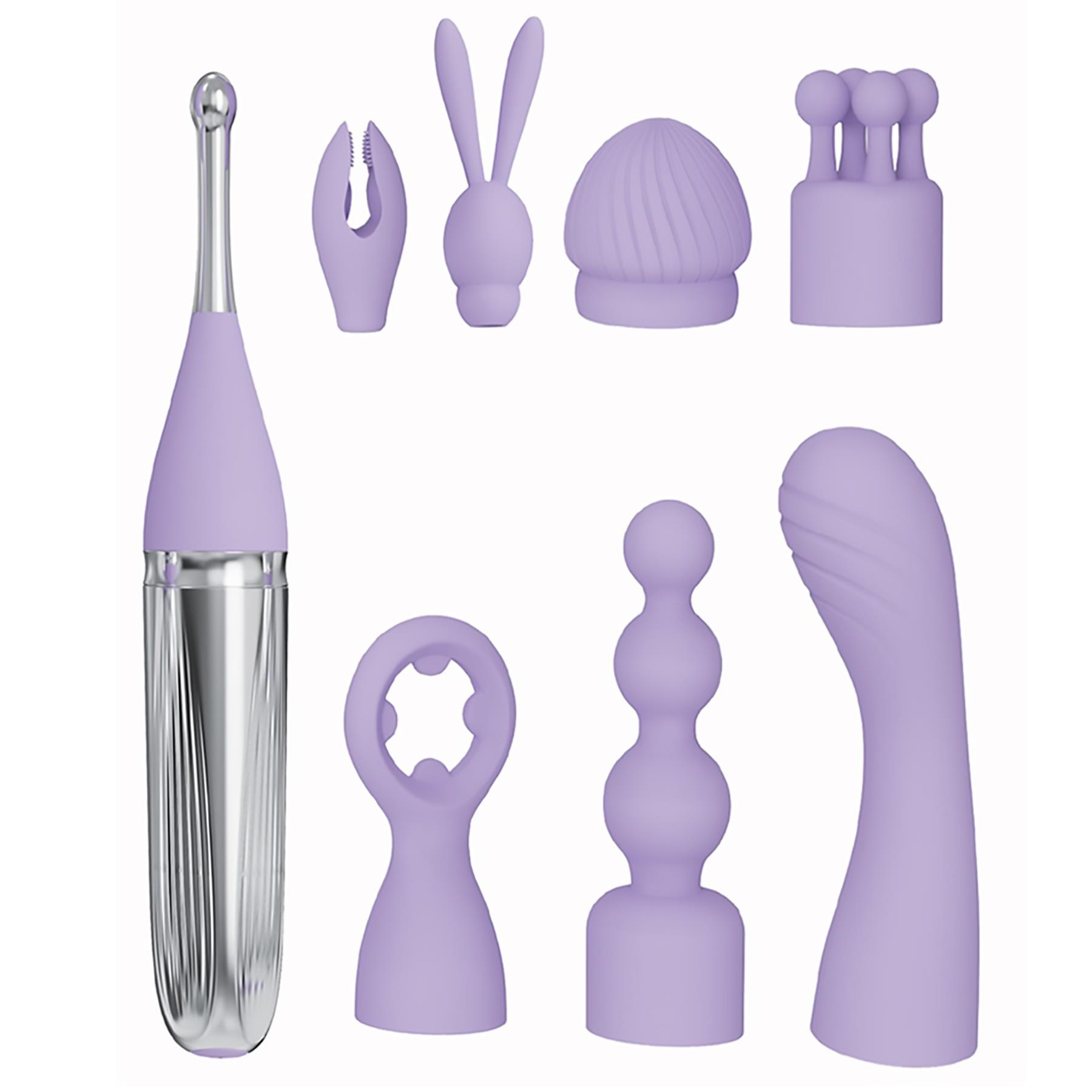 Adam & Eve Sweet Dreams Massager Kit - All Components