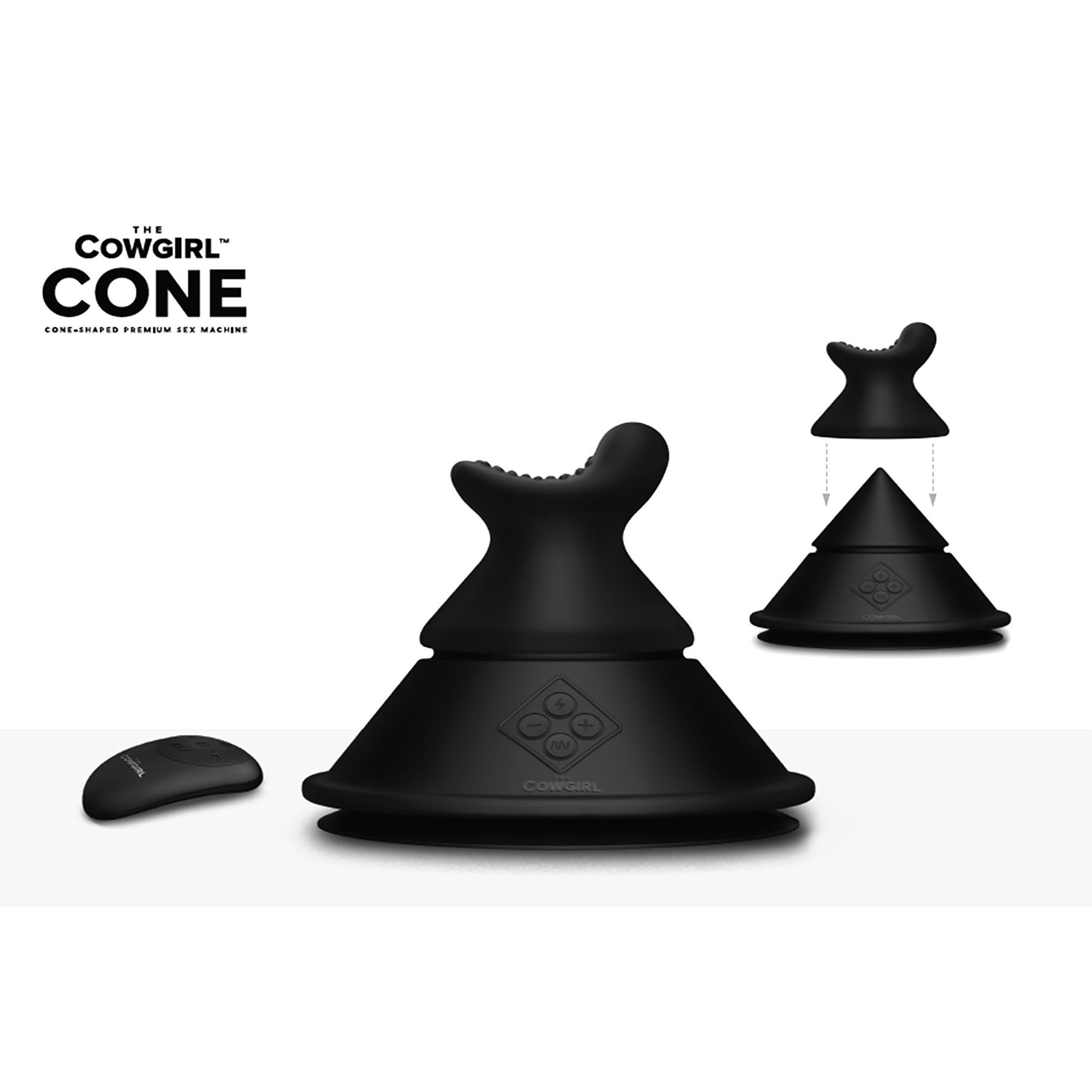 The Cowgirl Cone Sex Machine - All Components