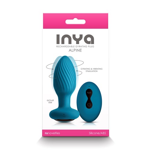 Inya Alpine Vibrating and Rotating Anal Plug - Packaging