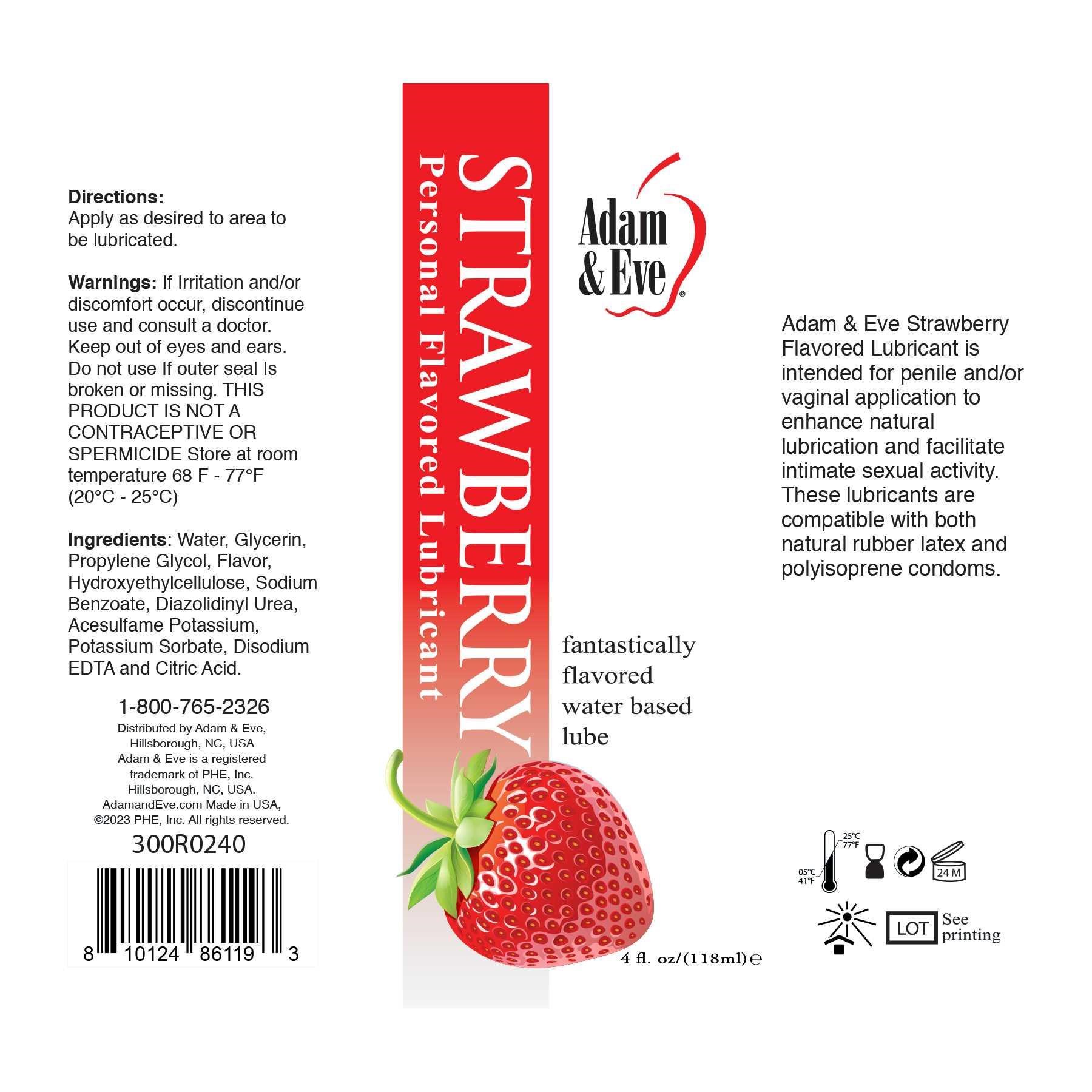 strawberry label
