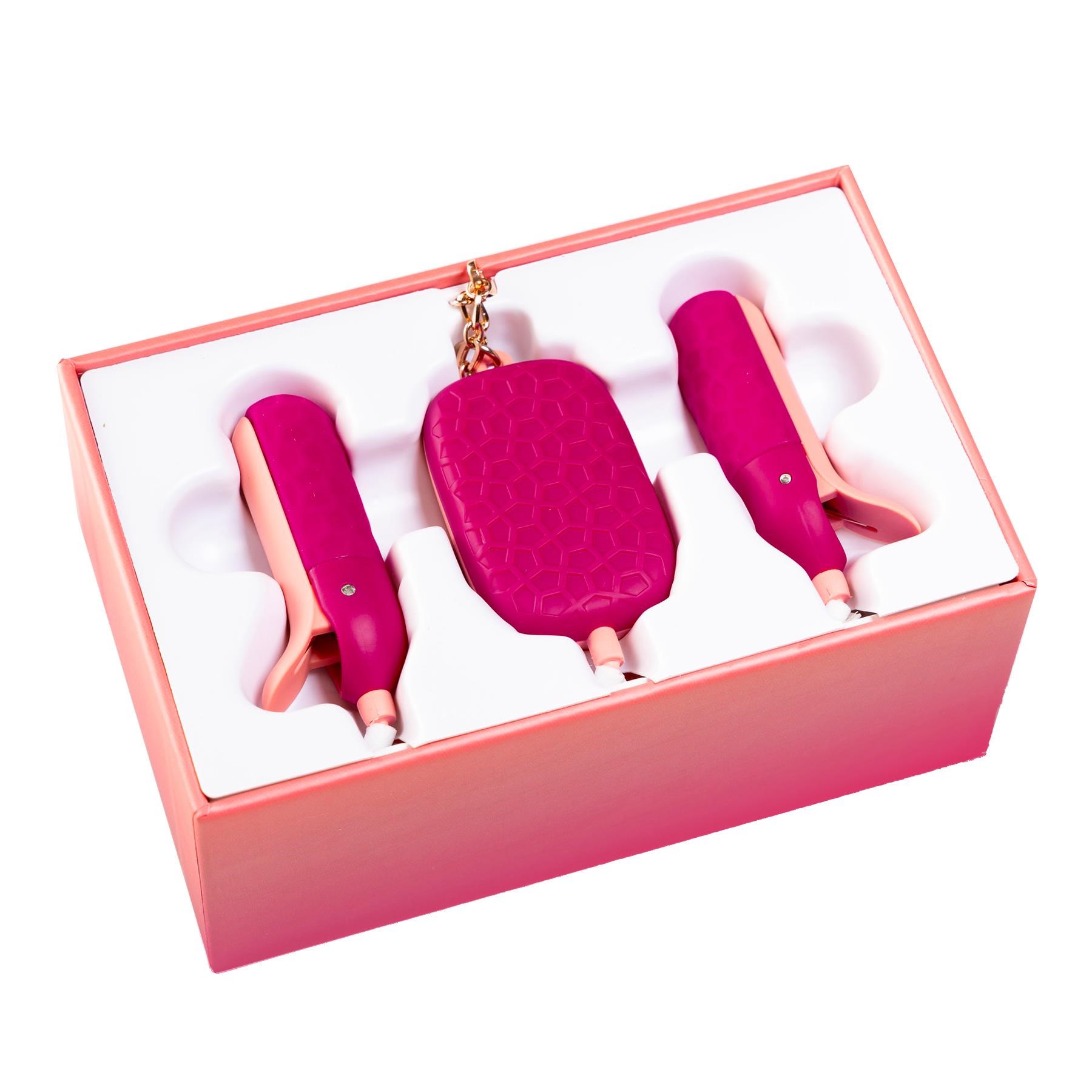 Lovelife Sphinx Vibrating Nipple Clamps - Product in Open Box