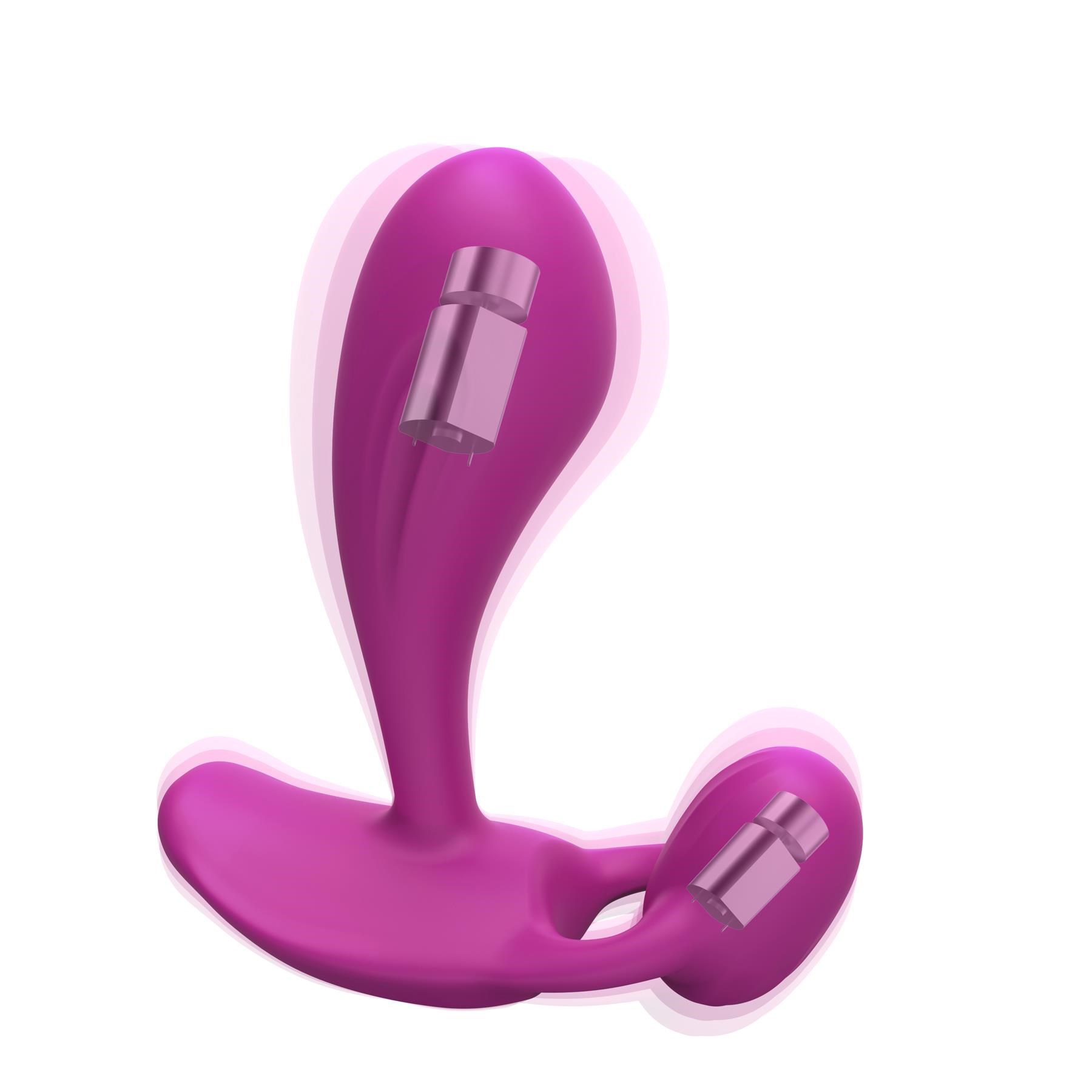 Witty Dual Stimulating Massager With Remote Control - Sowing Multiple Motors
