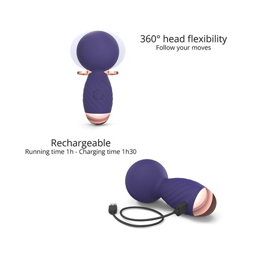 Itsy Bitsy Tiny Wand Massager - Charging Cable Placement