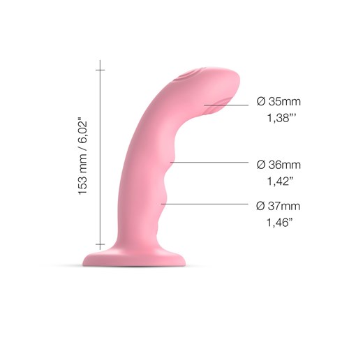 Strap On Me Tapping Dildo - Dimensions