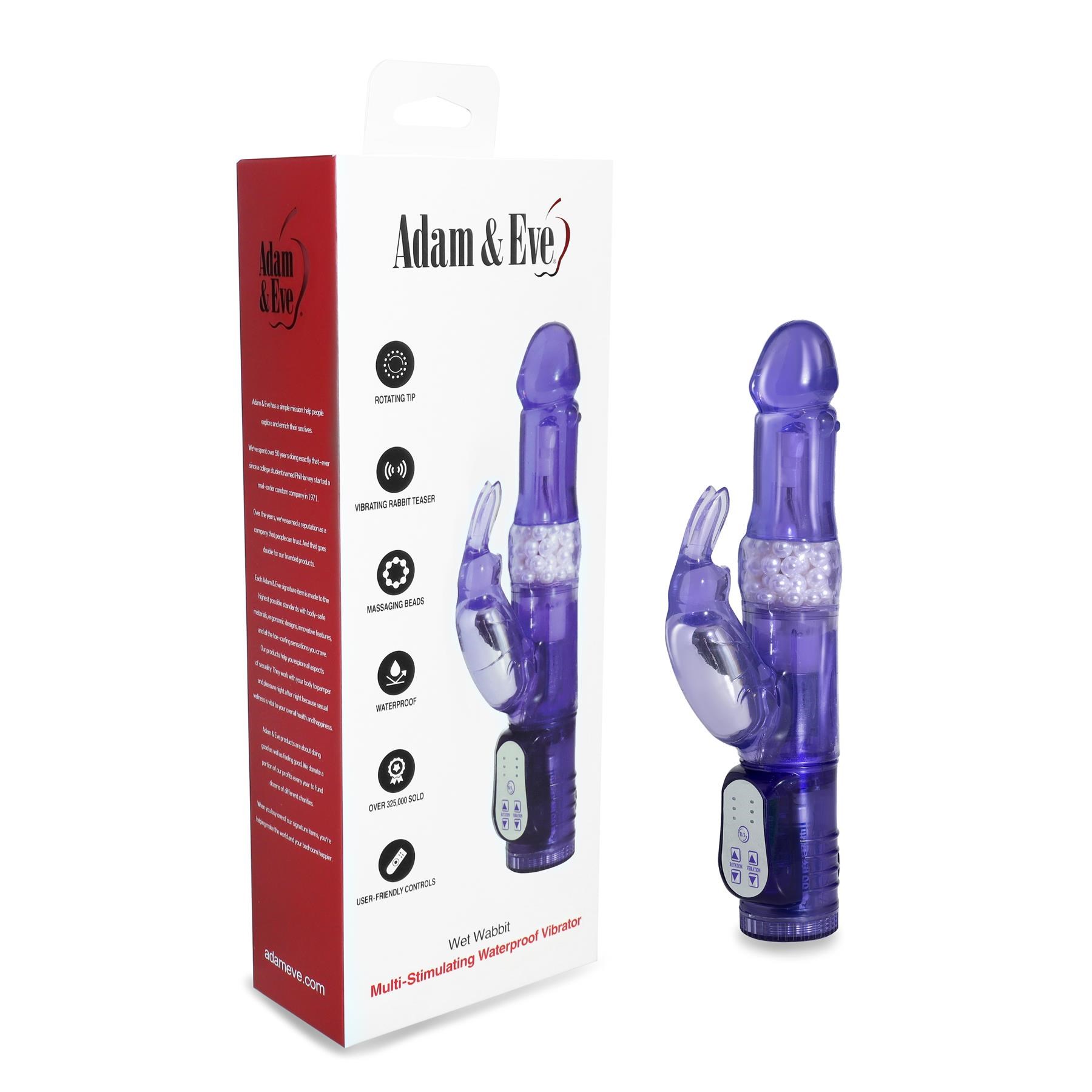 Wet Rabbit Vibrator - Product and Packaging