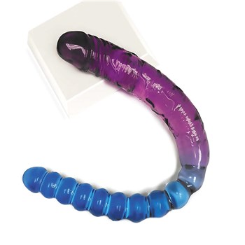 SHADES FADE TO COOL BEADED 17 INCH DILDO