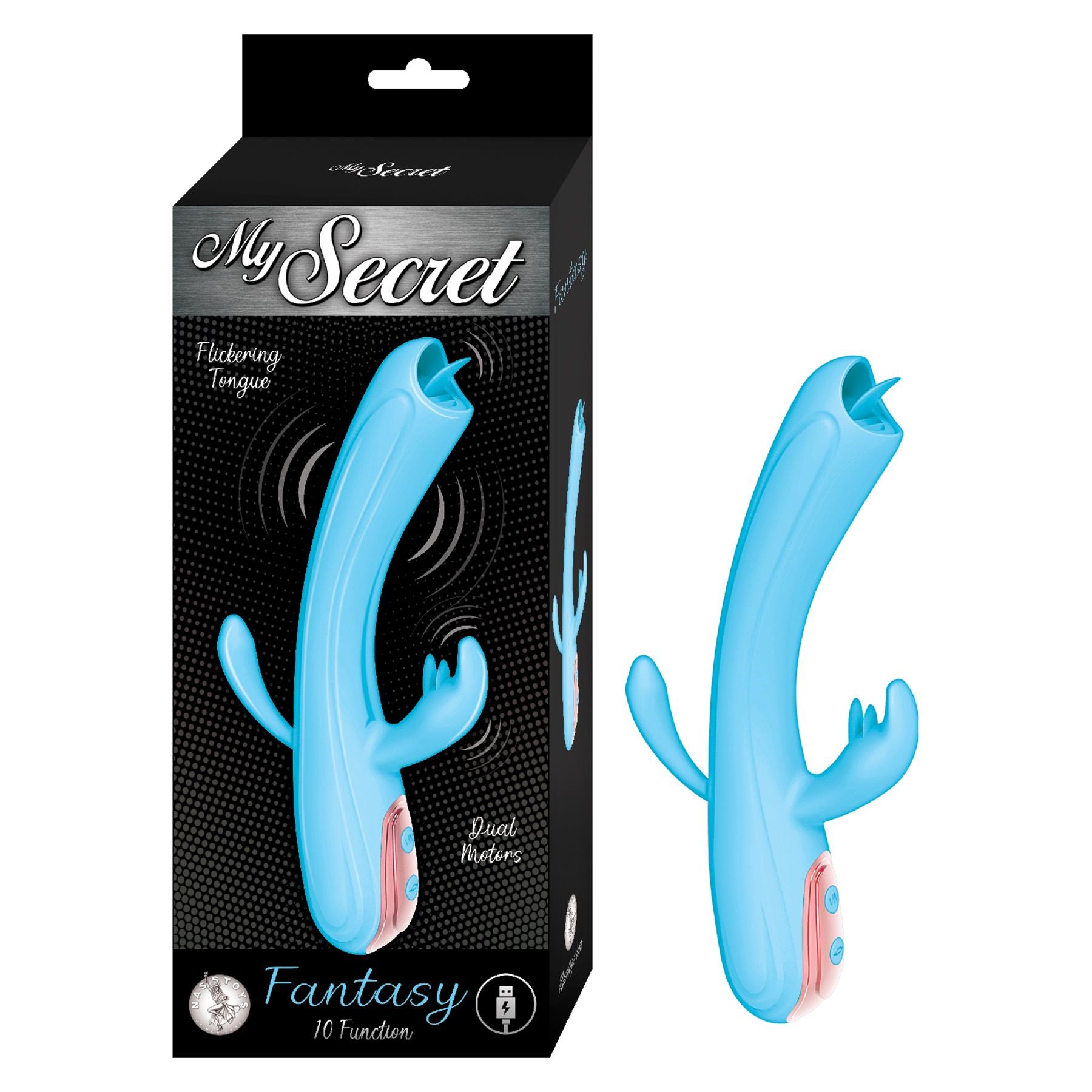 My Secret Fantasy Triple Stimulator - Product and Packaging
