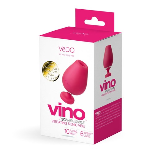 Vino Rechargeable Sonic Clitoral Vibrator - Packaging Shot