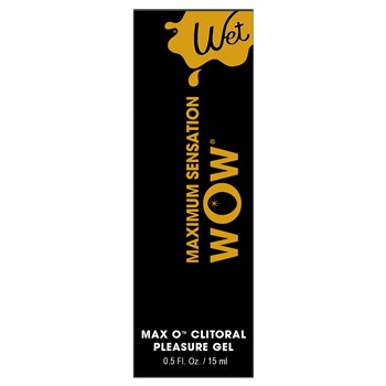 Wet Wow Max O Clitoral Arousal Gel box front