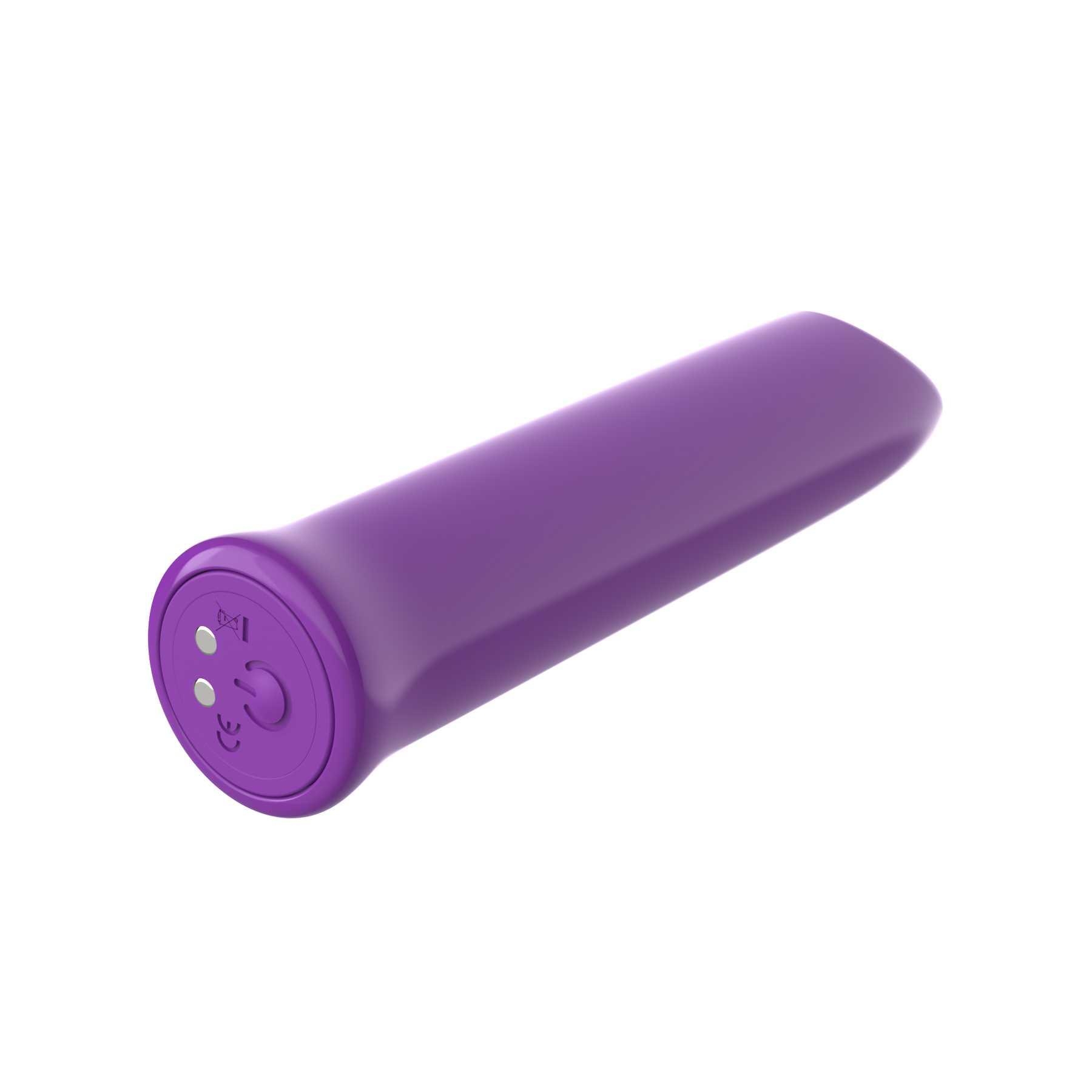 Aftershock rechargeable bullet showing magnetic recharging connection