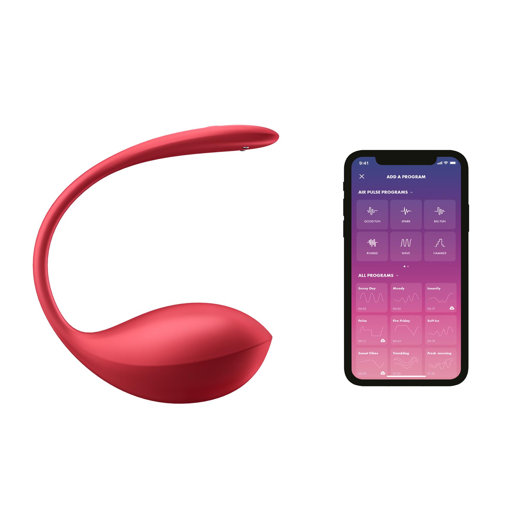 Satisfyer Shiny Petal App Enabled Couples Vibrator with Remote Control -  Vibrators | Adam & Eve