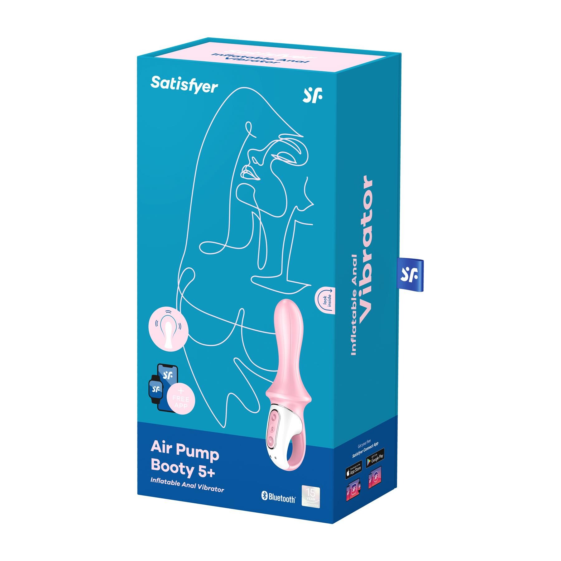 Satisfyer App Enabled Air Pump Booty 5 - Packaging Shot