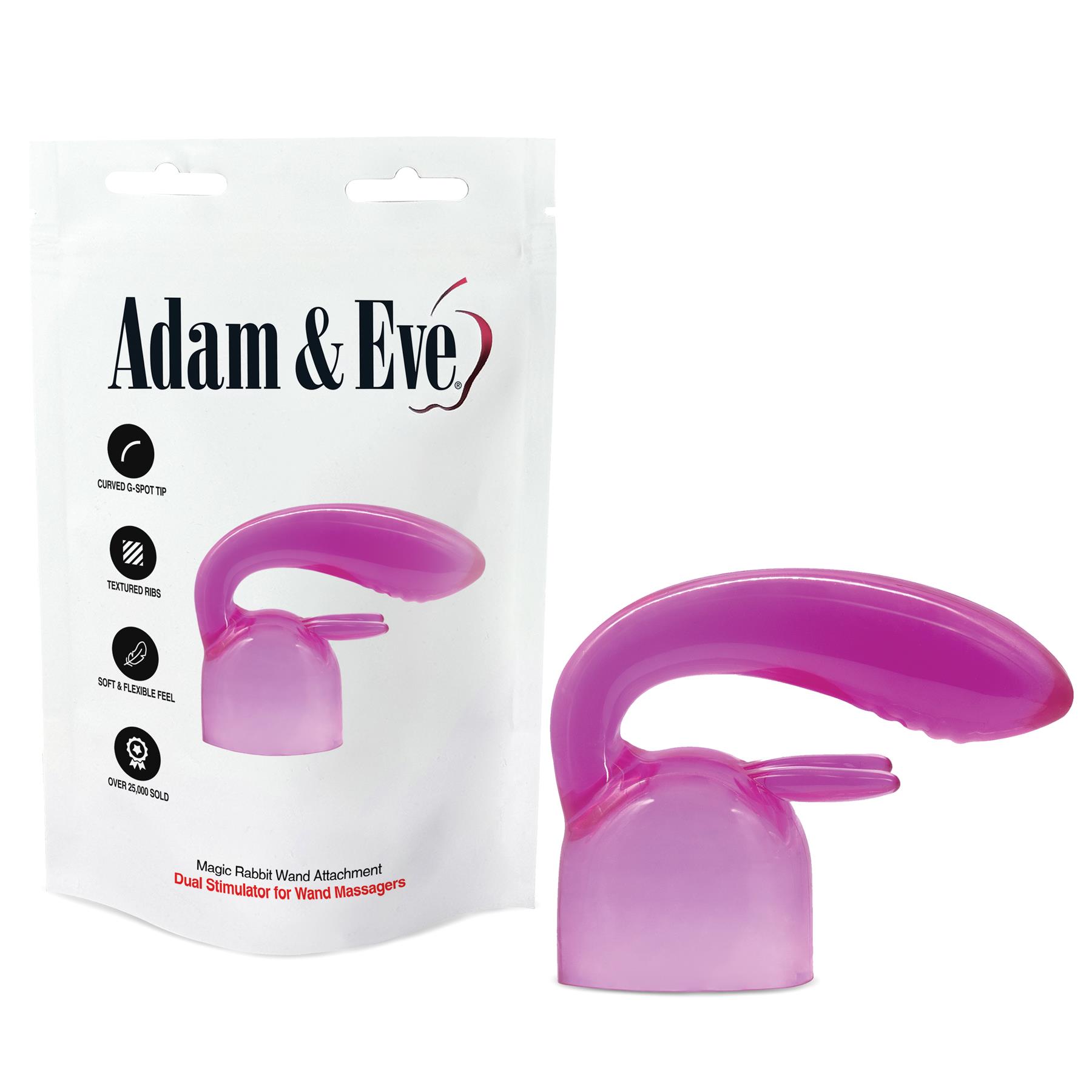 Magic Rabbit Wand Attachment - Batteries and Accessories | Adam & Eve