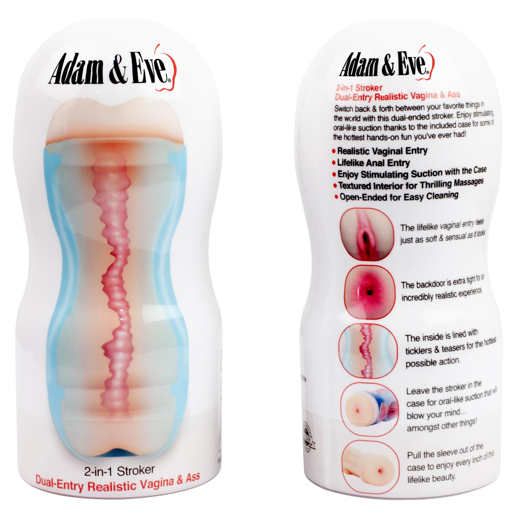 adam & eve vibrating & sucking stroker Lovehoney Water-based lubricant with passion fruit flavour main image 0