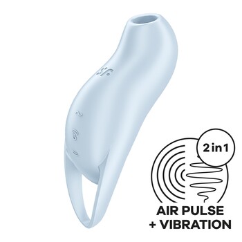 Satisfyer Pocket Pro 1 Air Pulse Clitoral Stimulator WITH AIR PULSE VIBRATION IMAGE