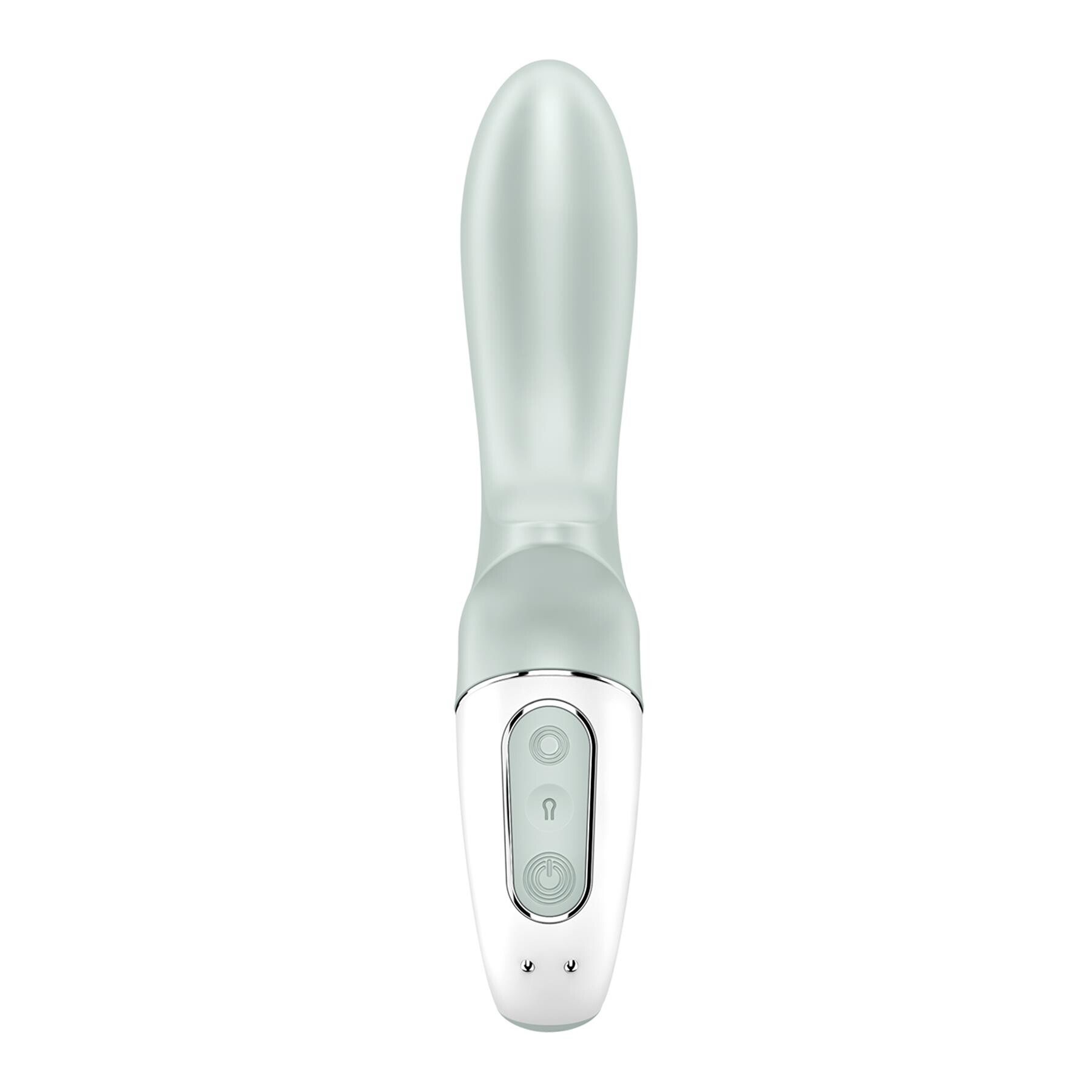 SATISFYER AIR PUMP BOOTY 3 ANAL VIBRATOR front shot with control buttons