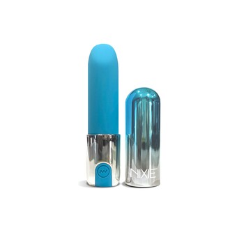 Nixie Smooch Rechargeable Lipstick Bullet - Packaging Shot - Blue