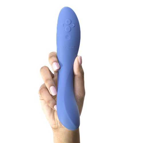We-Vibe Rave 2 App Enabled G-Spot Vibrator in hand