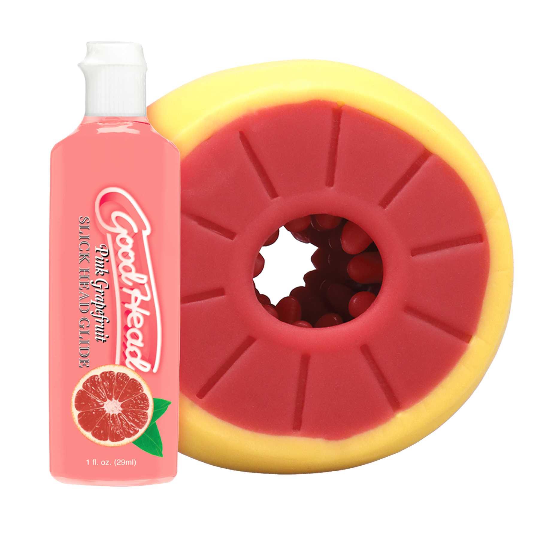 Good Head Grapefruit Blowjob Set - Male Masturbators