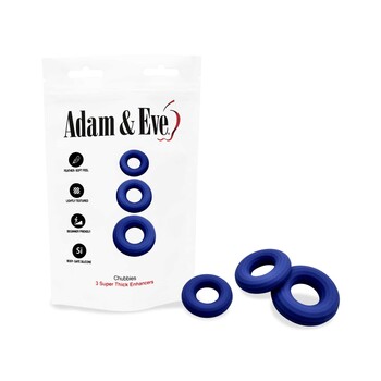 Adam & Eve Chubbies 3 Super Think Enhancers with front of package