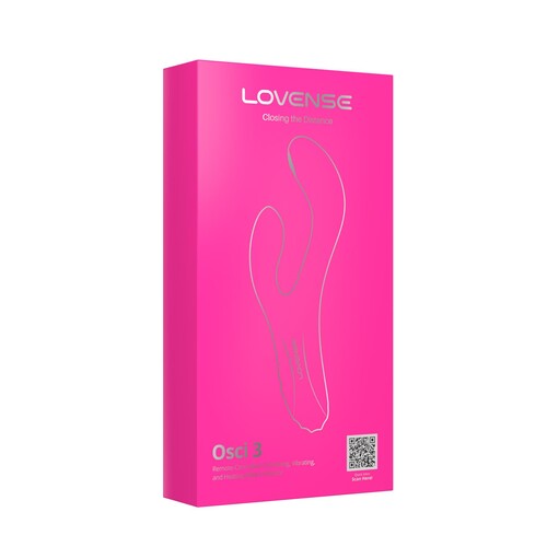 Lovense Osci 3 App Enabled Oscillating & Warming Rabbit Vibrator package