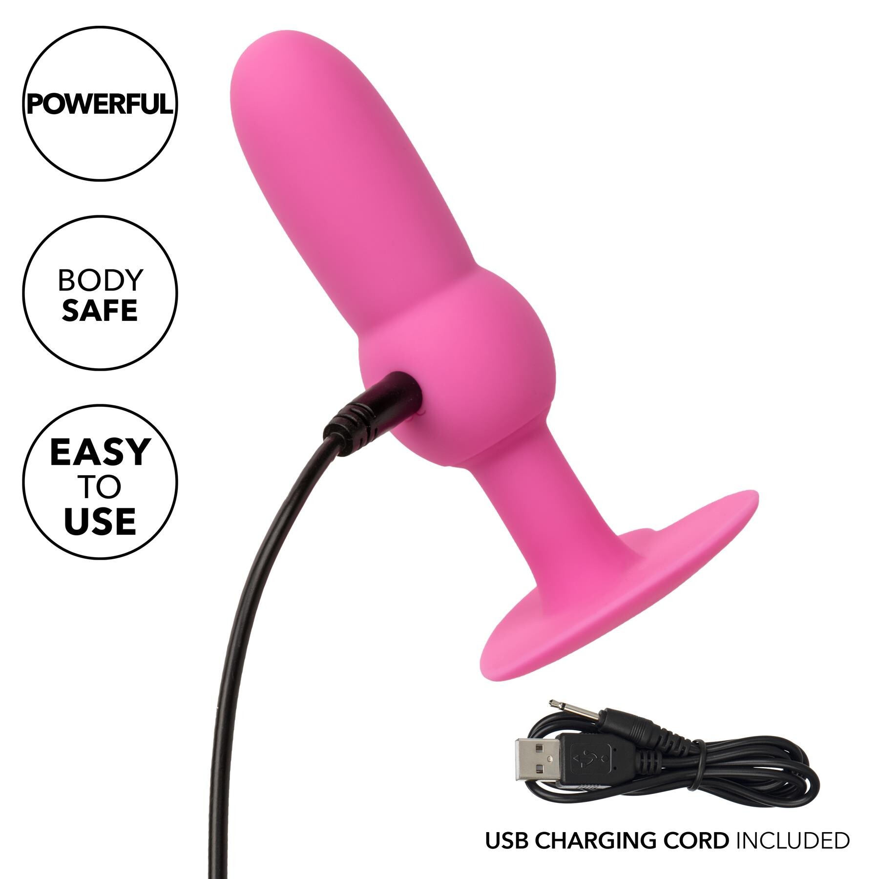 First Time Beaded Anal Probe CHARGER VIEW