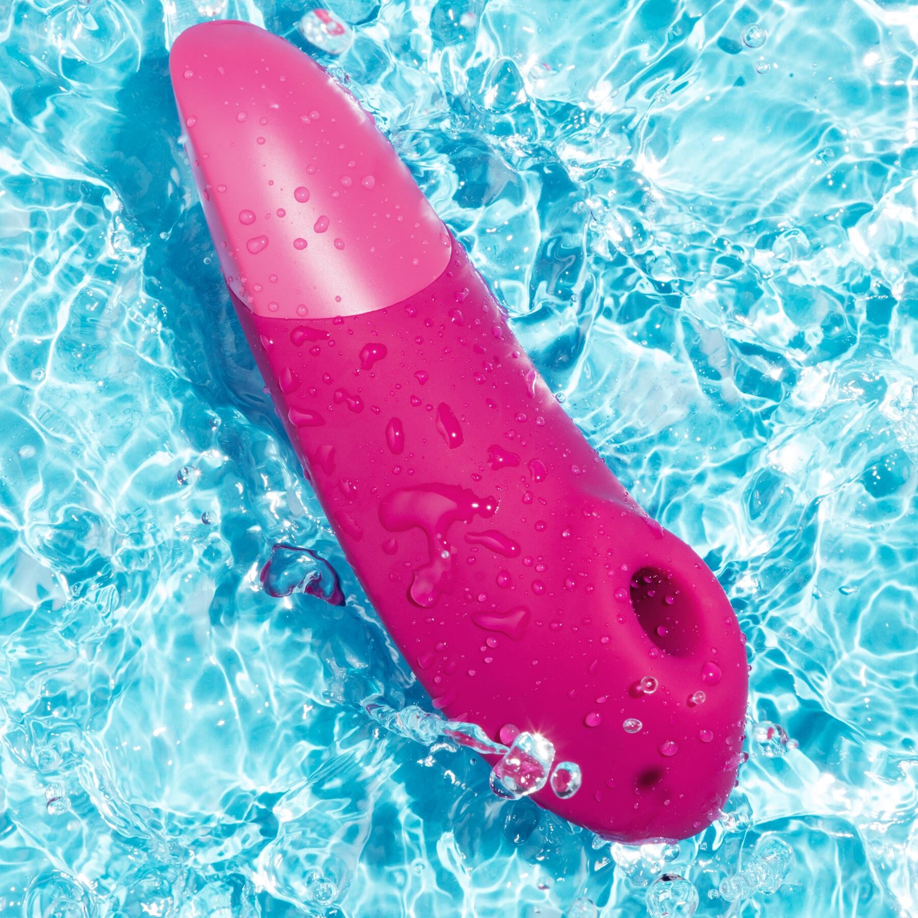 Womanizer Enhance Pleasure Air Clitoral Stimulator pink lifestyle view 6