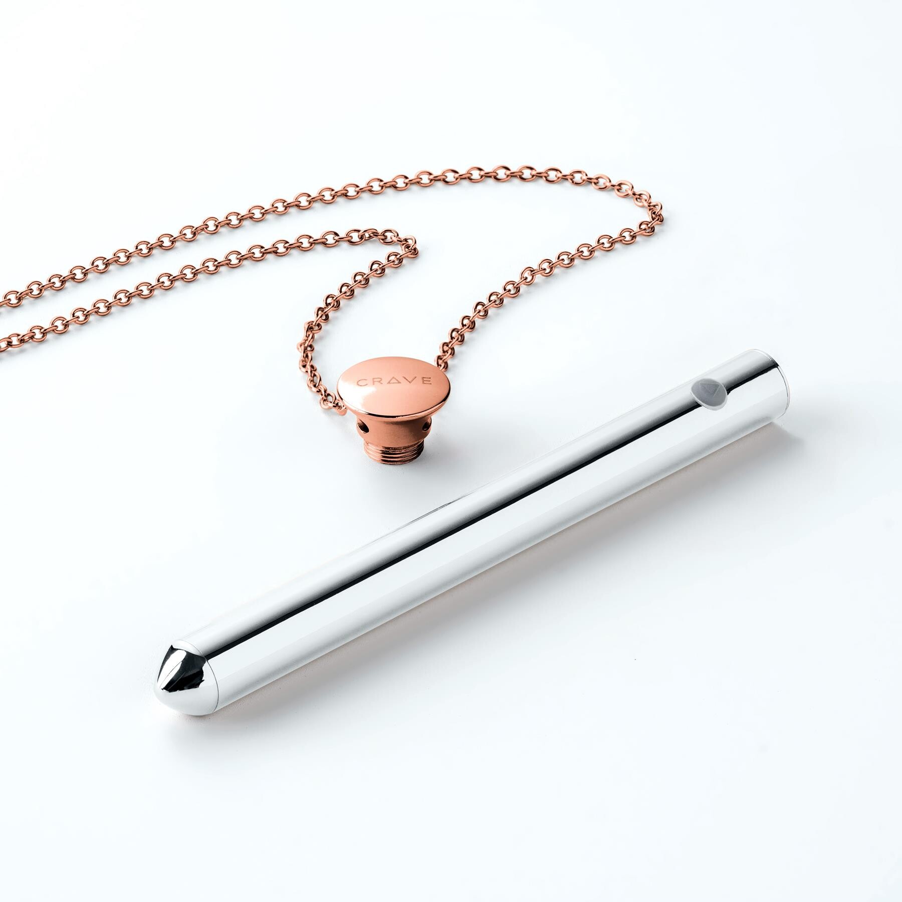 Crave Vesper Necklace Vibrator RG CAP OFF