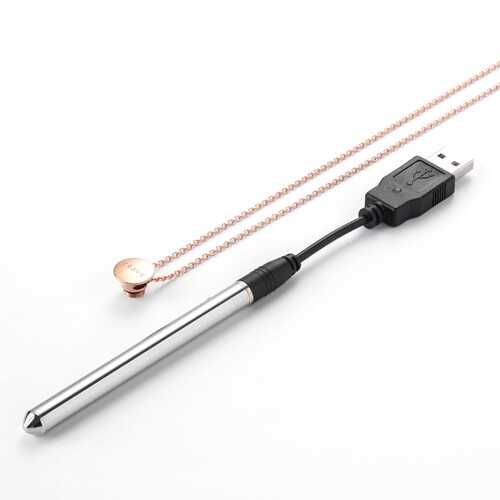 Crave Vesper Necklace Vibrator RG WITH CHARGER