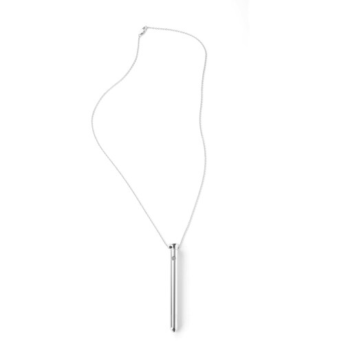 Crave Vesper Necklace Vibrator SILVER FV