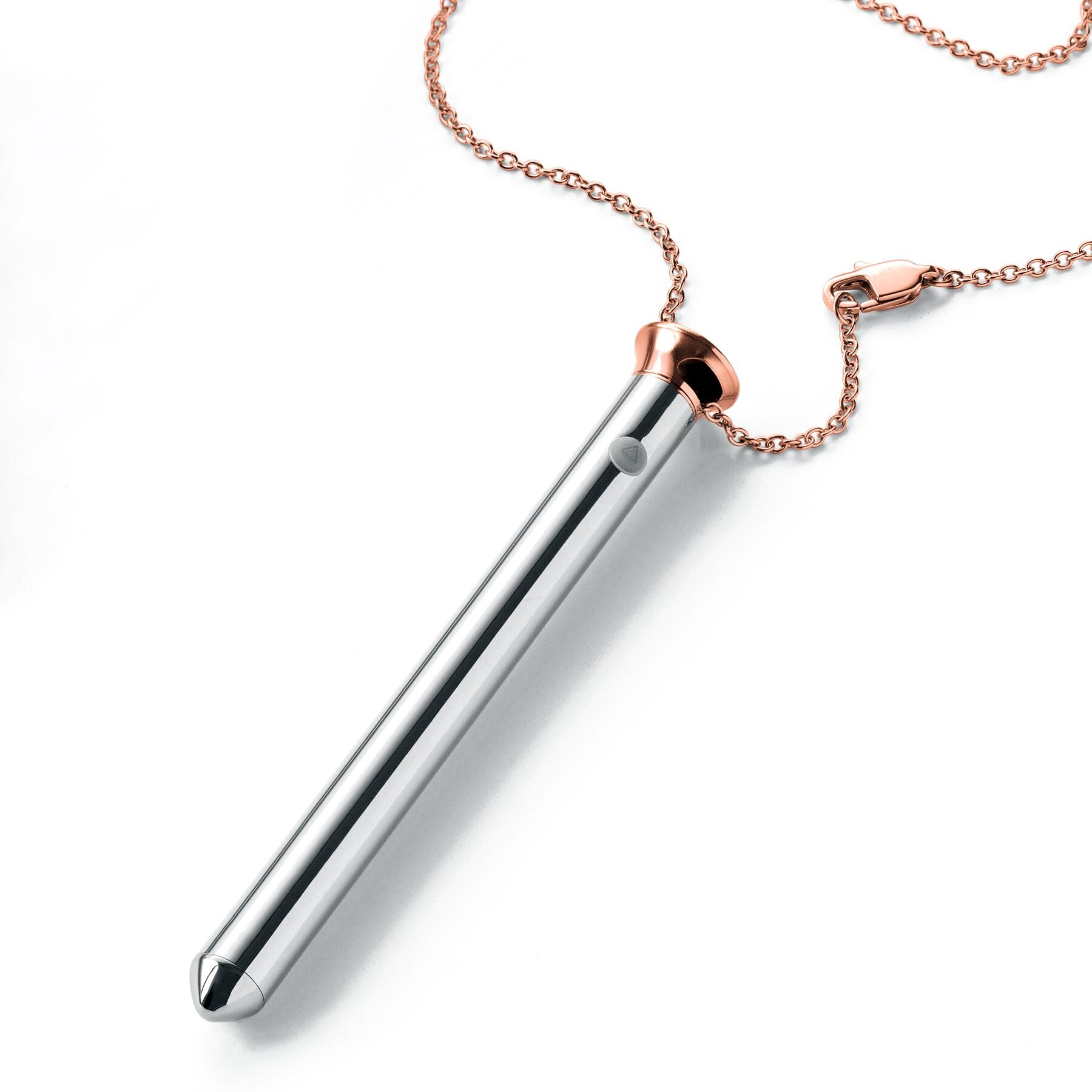 Crave Vesper Necklace Vibrator RG FLAT VIEW