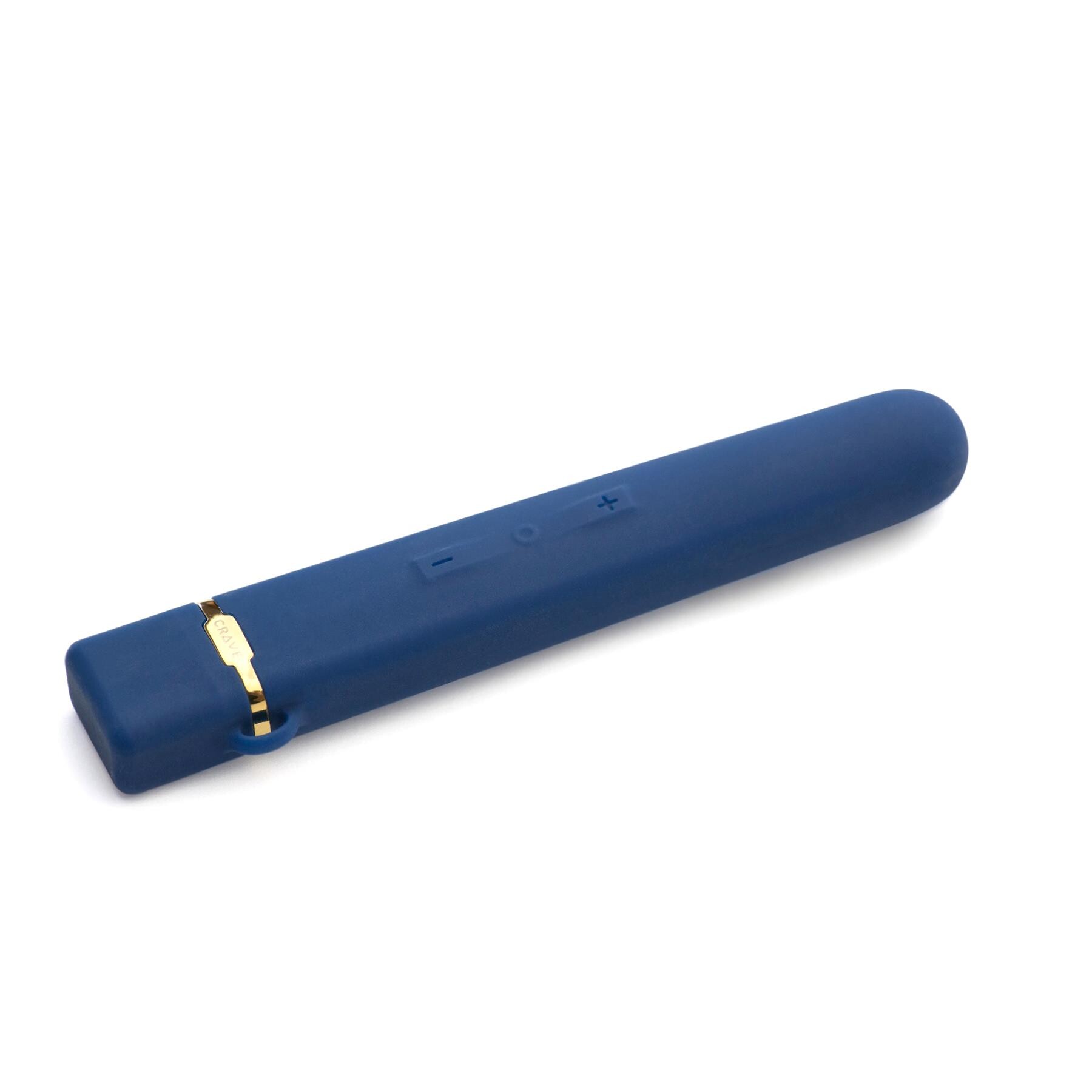 Crave Flex Vibrator blue flat view 1