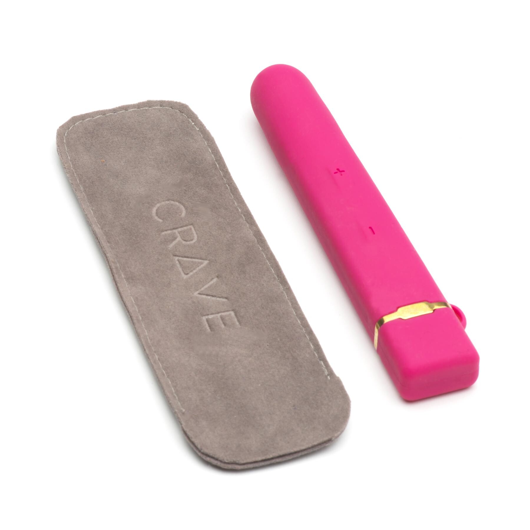 Crave Flex Vibrator pink with carry pouch