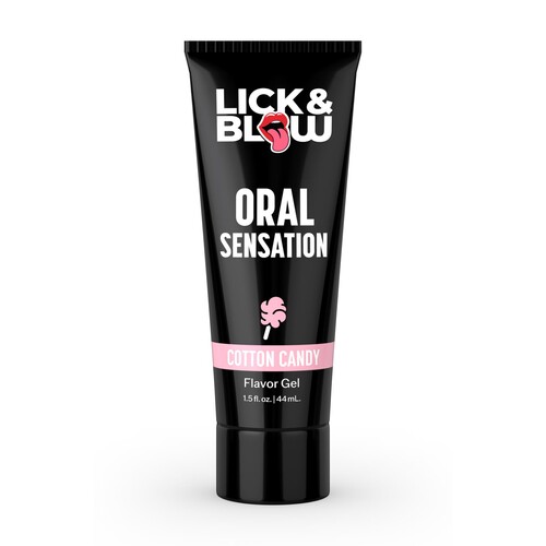 Good Blow Oral Sensation Flavor Gel cotton candy front