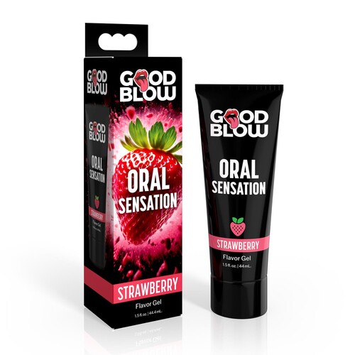 Good Blow Oral Sensation Flavor Gel box & bottle