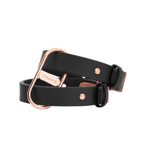 Crave Icon Leather Cuffs black shot 3