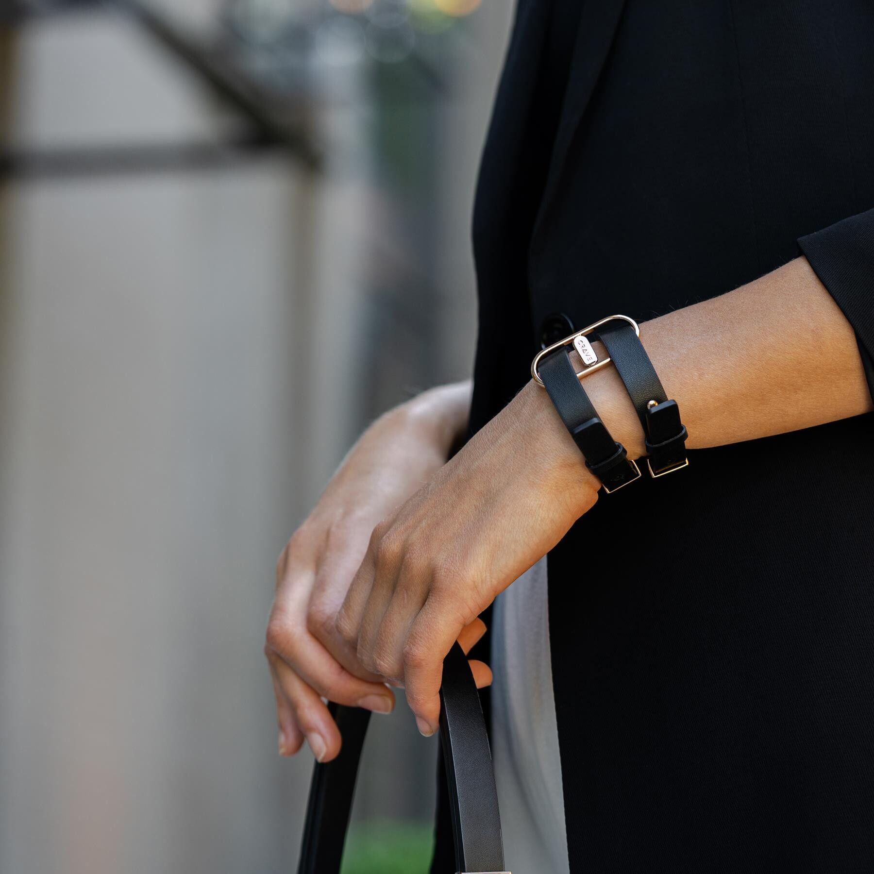 Crave Classic Pleasure Set Vesper 2 & Icon Cuffs with cuffs on