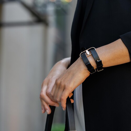 Crave Classic Pleasure Set Vesper 2 & Icon Cuffs with cuffs on