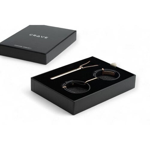 Crave Classic Pleasure Set Vesper 2 & Icon Cuffs package