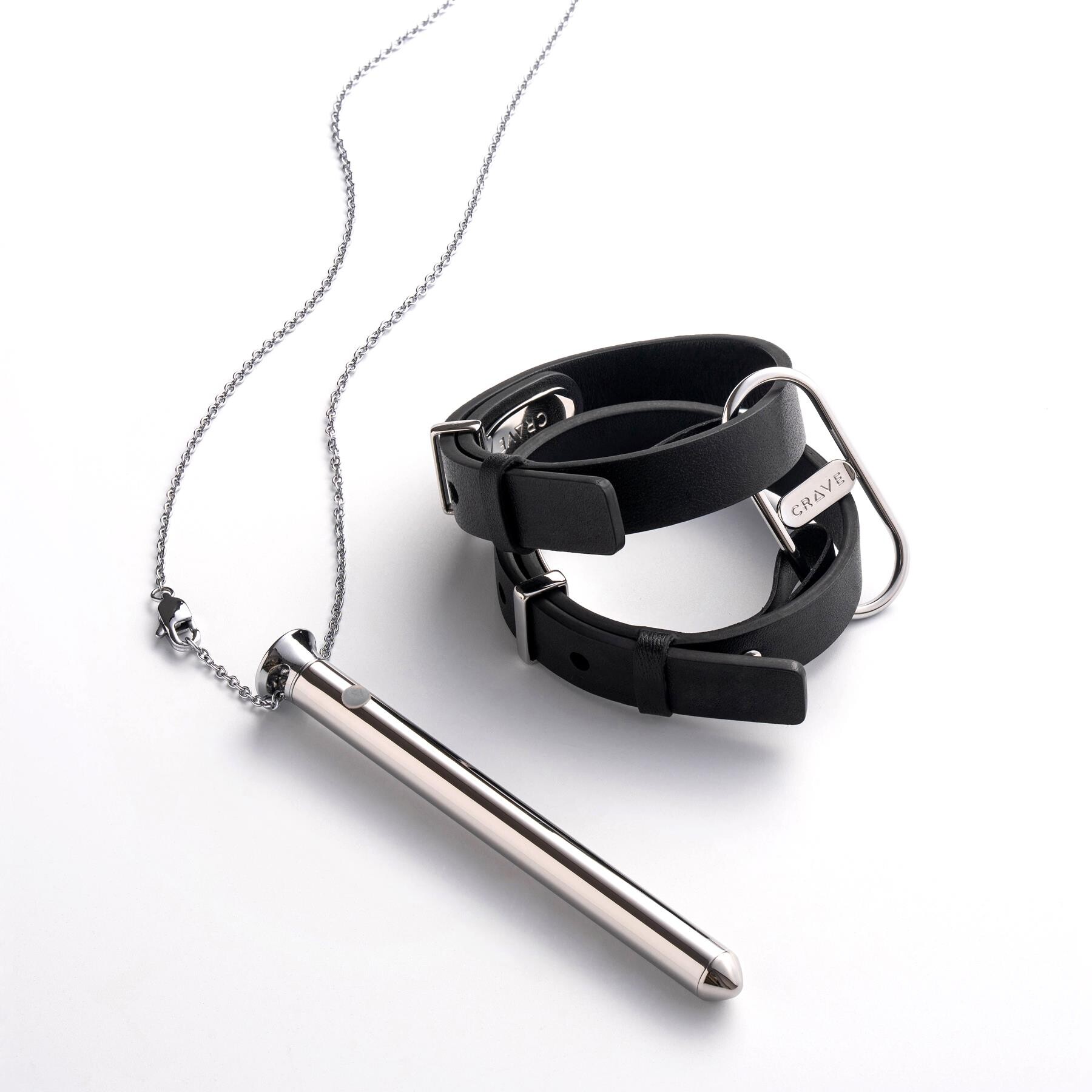 Crave Classic Pleasure Set Vesper & Icon Cuffs flat view