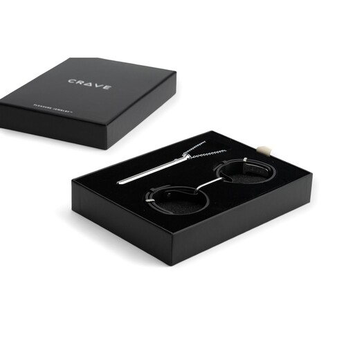 Crave Classic Pleasure Set Vesper & Icon Cuffs package