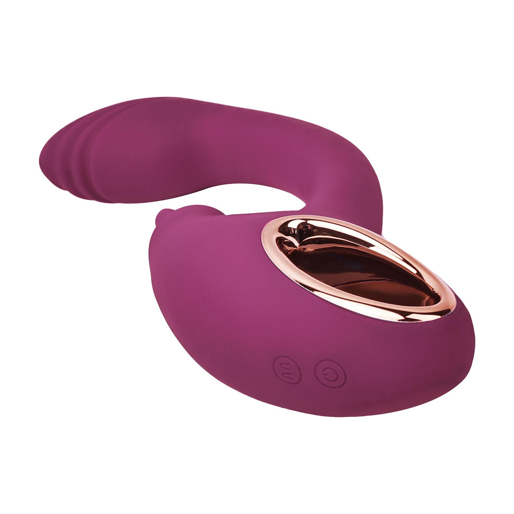 Adam & Eve Rose Gold Clit Tickler flat view