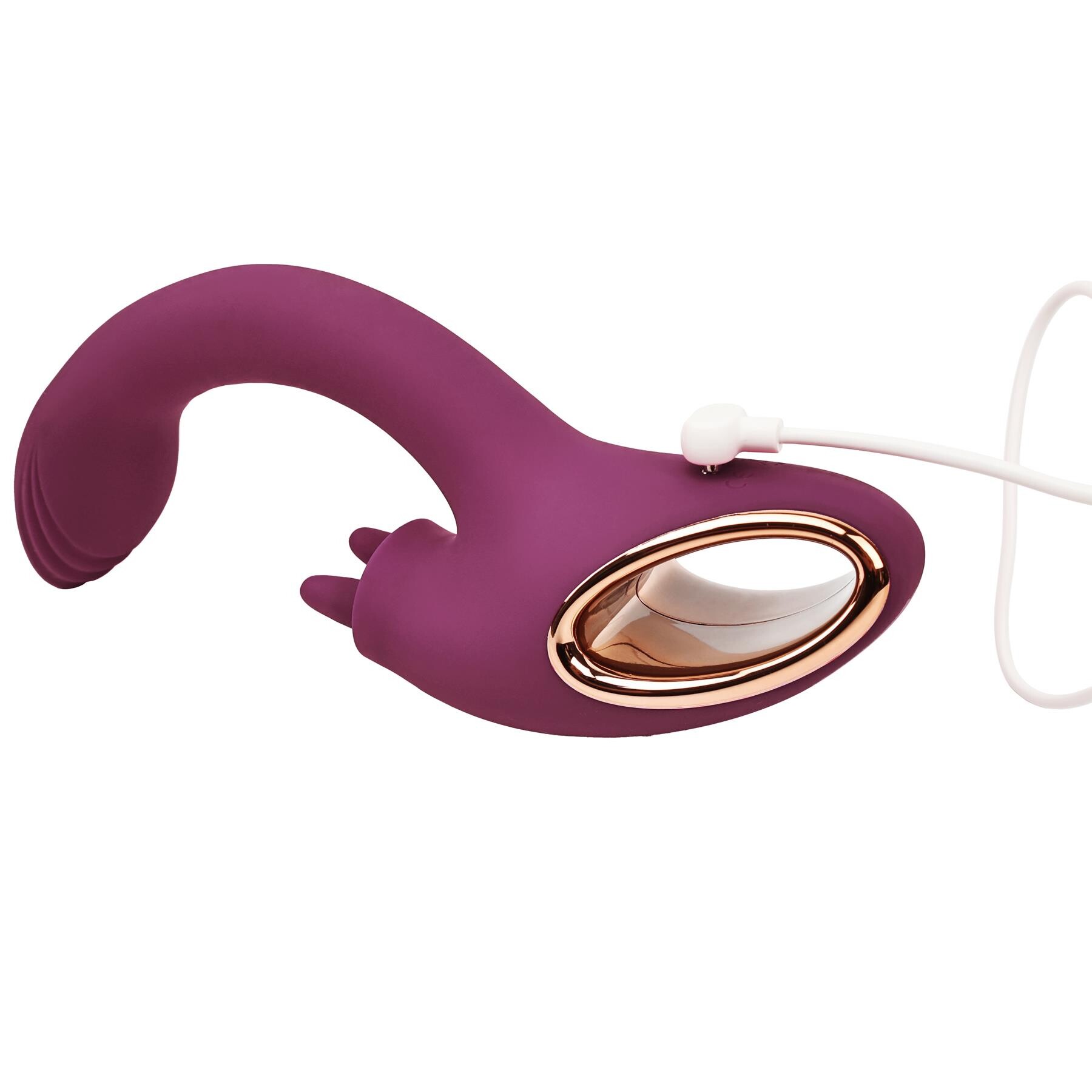 Adam & Eve Rose Gold Clit Tickler charger