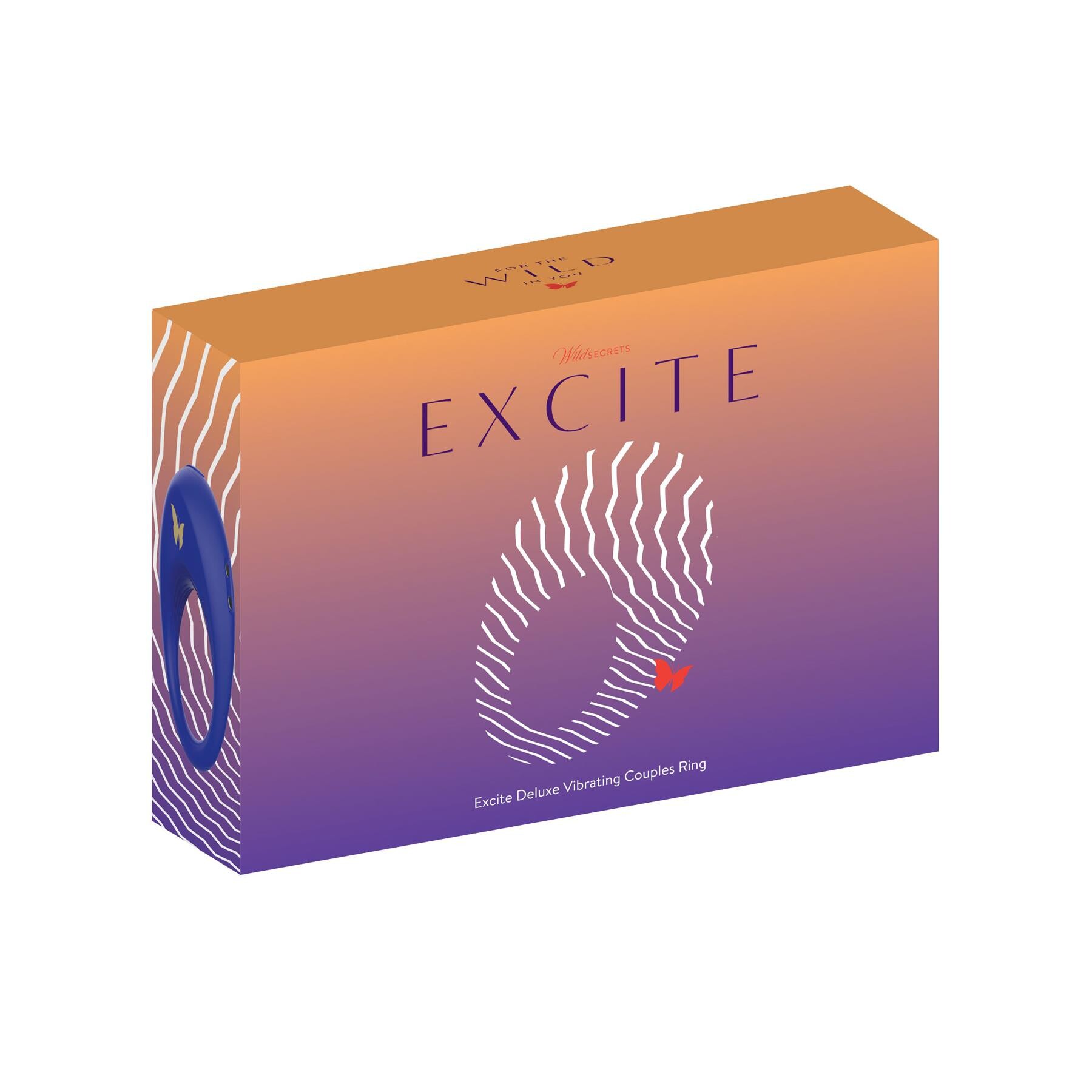 Wild Secrets Excite Deluxe Remote Control Couples Ring - Packaging Shot