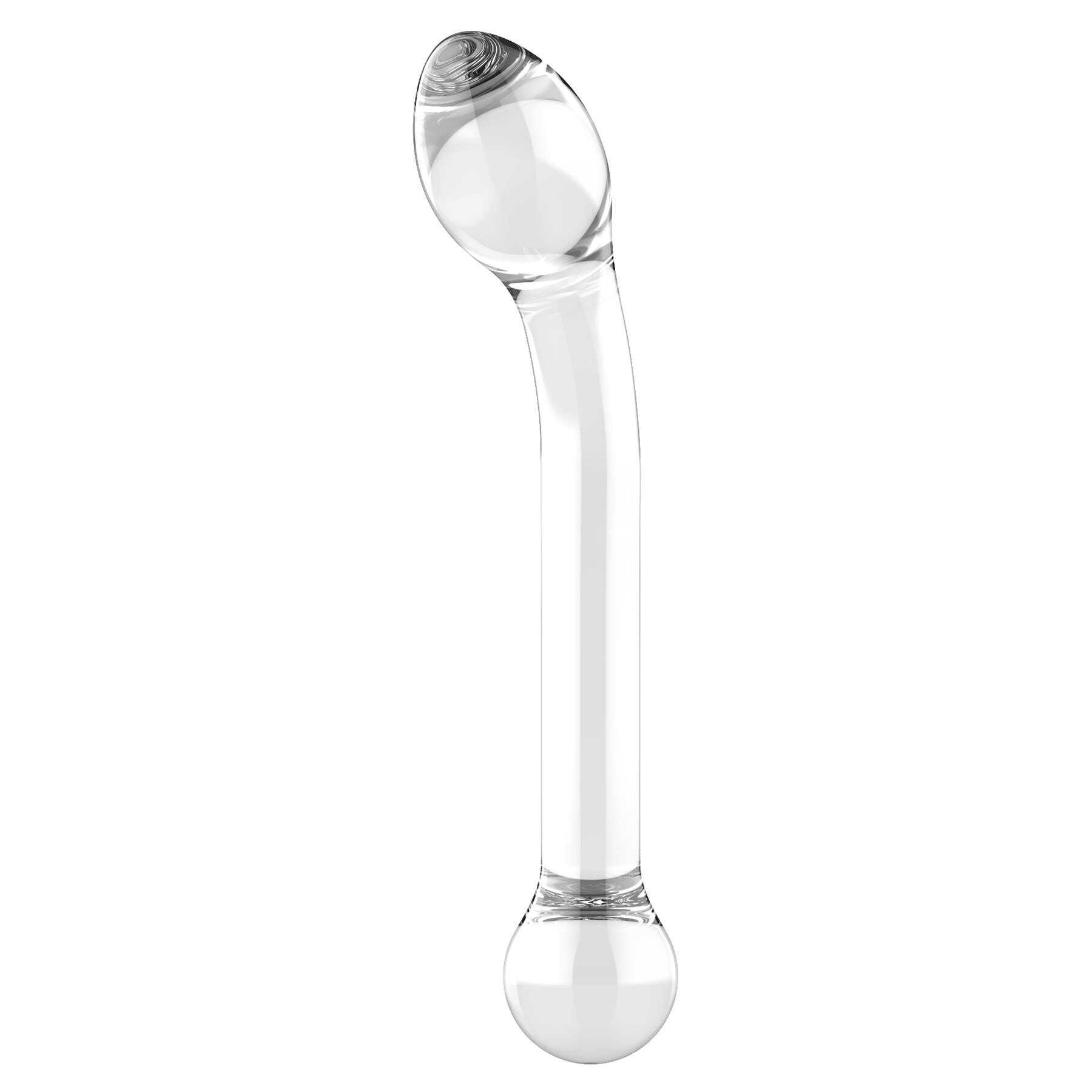 Wild Secrets Glimmer Glass Dildo - Product Shot #5