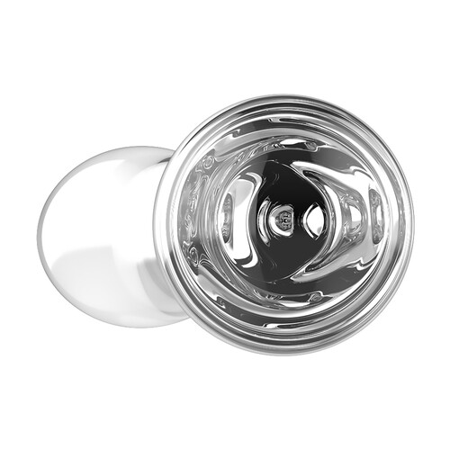 Wild Secrets Glimmer Glass Dildo - Product Shot - Bottom