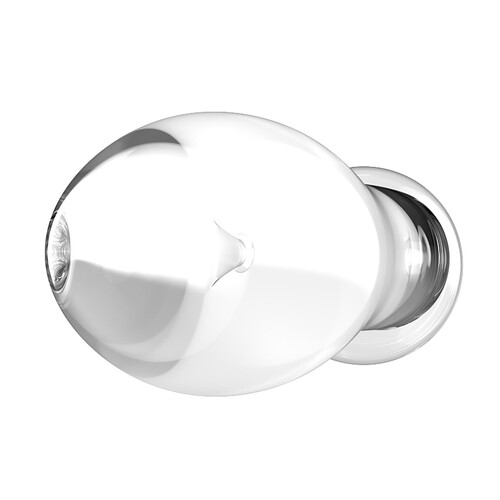 Wild Secrets Glimmer Glass Dildo - Product Shot - Top